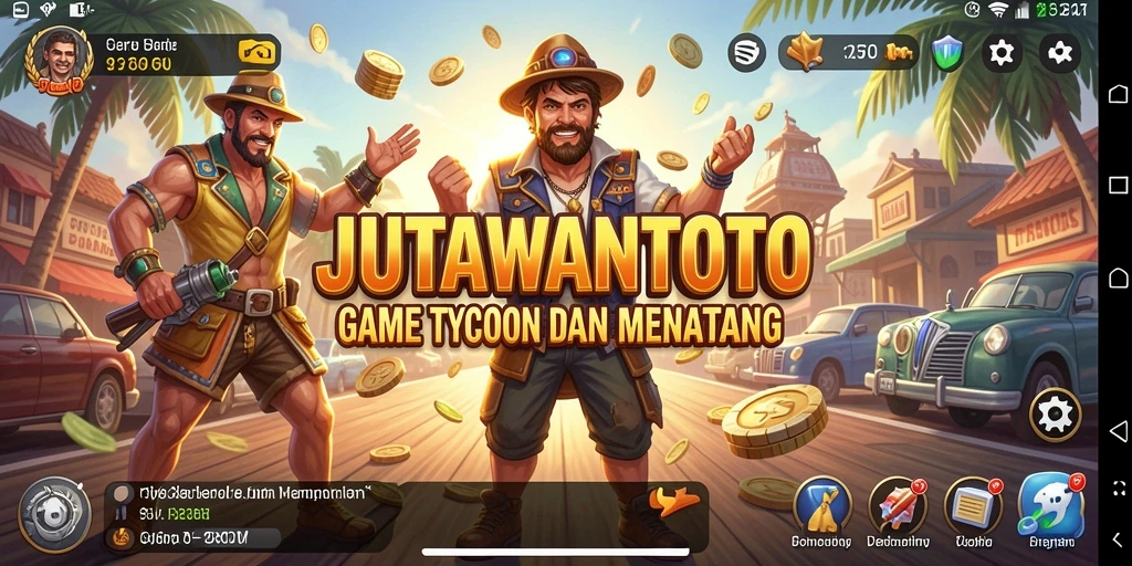 Screenshot JUTAWANTOTO menampilkan gameplay yang seru dan interaktif.