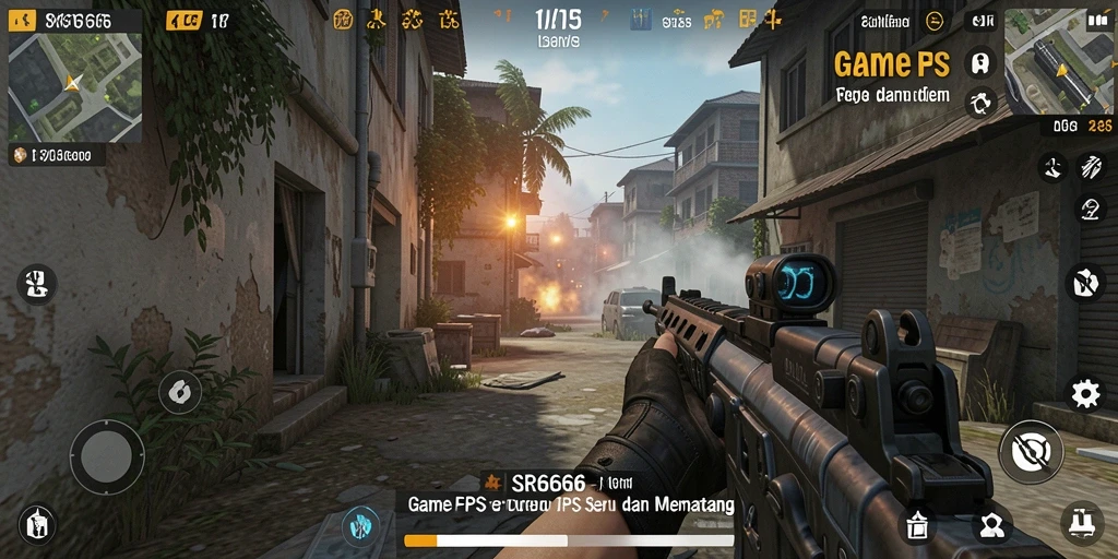Tampilan seru dari gameplay SR6666 yang menegangkan.